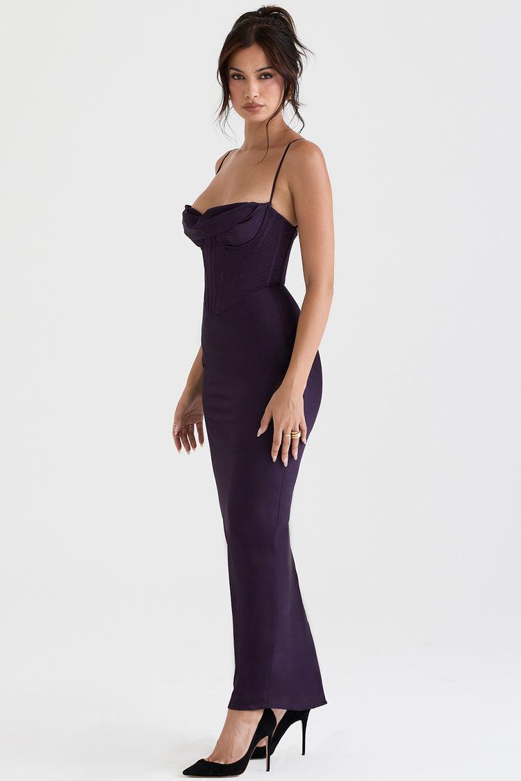 Vestido Longo Cetim Iris