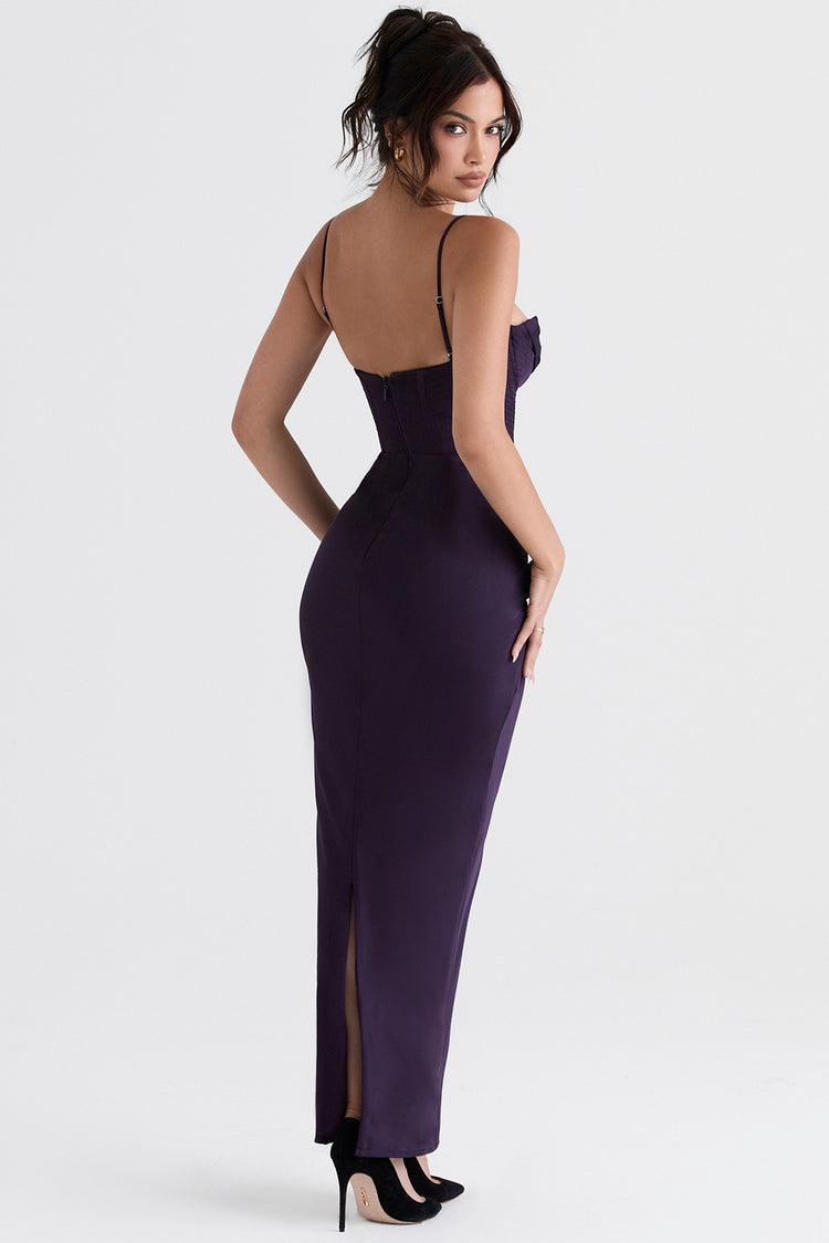 Vestido Longo Cetim Iris