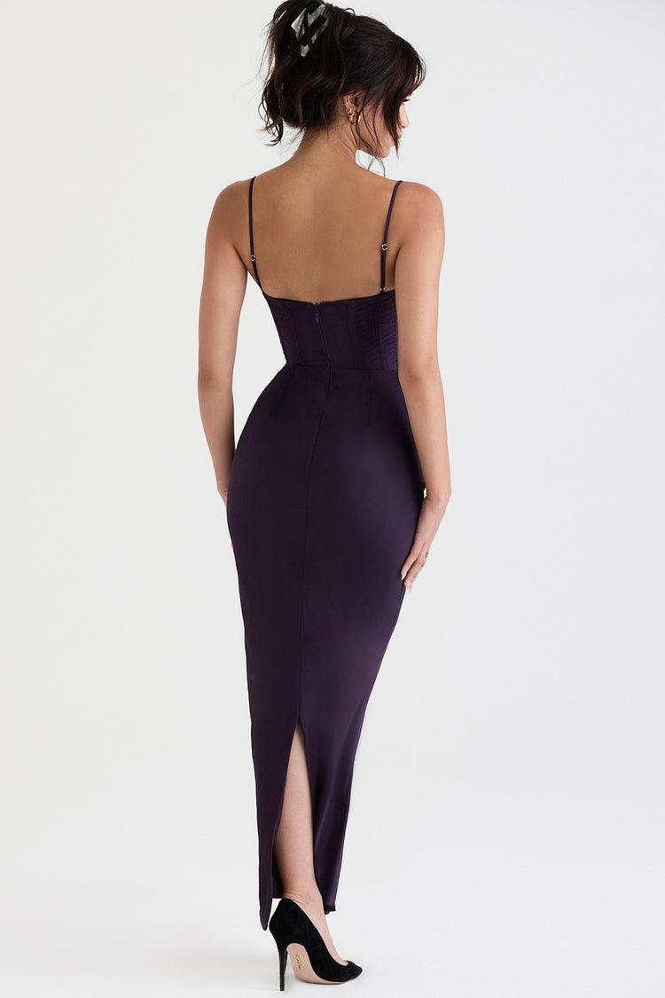 Vestido Longo Cetim Iris
