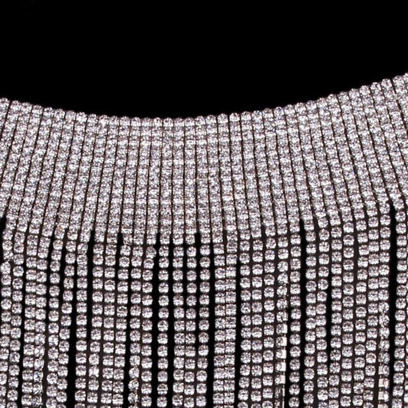 Colar Elegante Strass Allegra