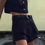 Conjunto Elegante Tweed Karine