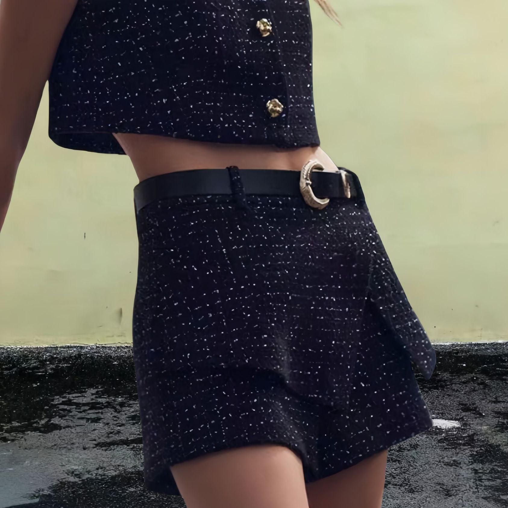 Conjunto Elegante Tweed Karine