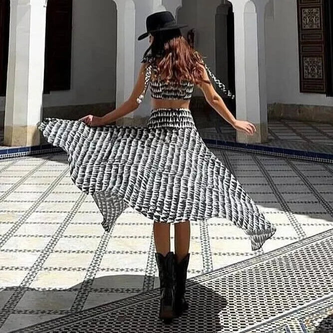 Conjunto Preto E Branco