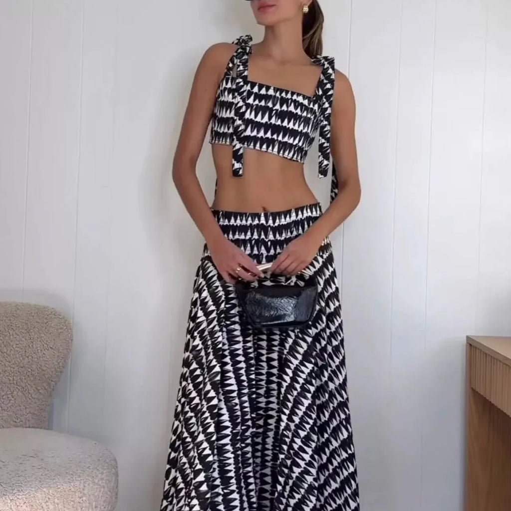 Conjunto Preto E Branco