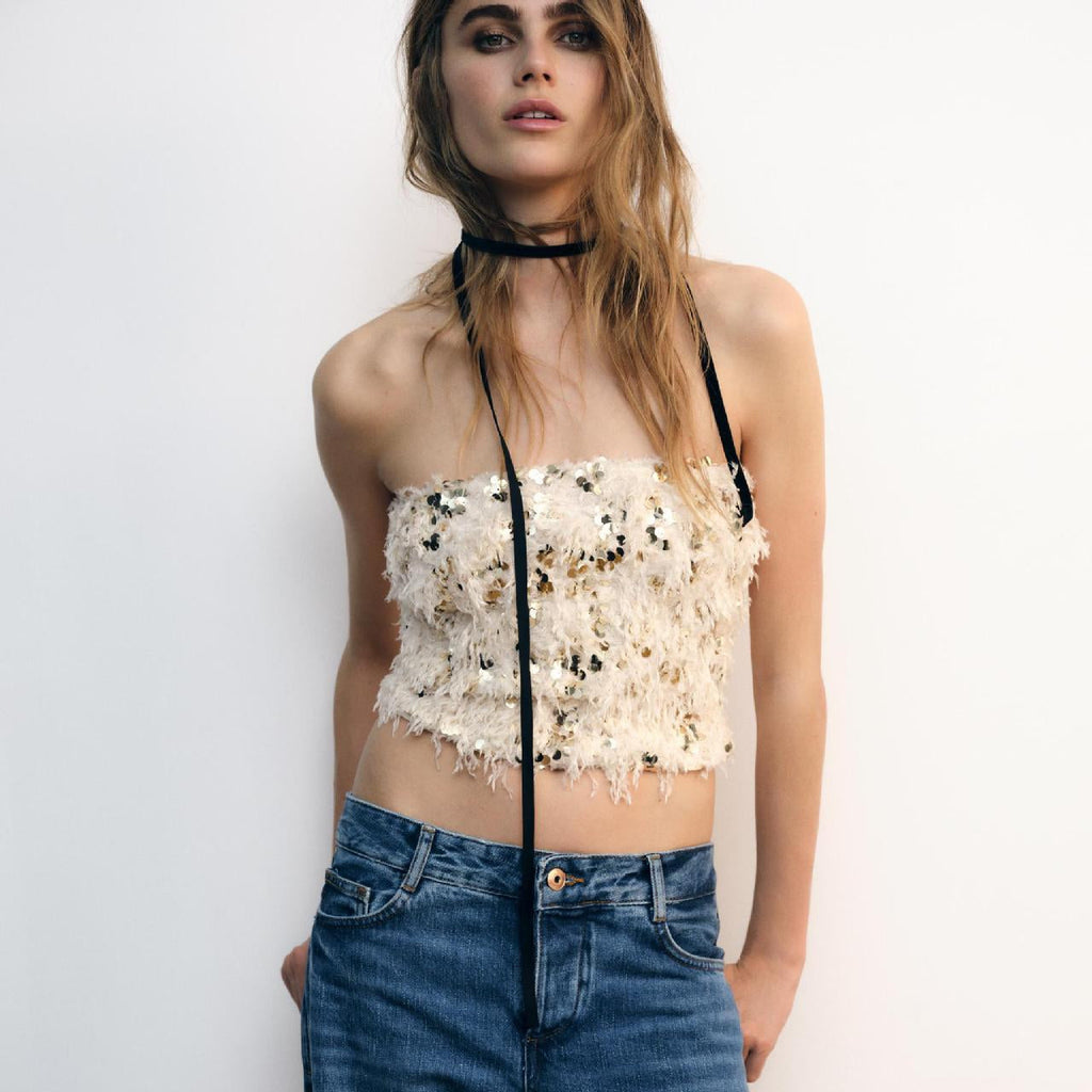 Corset Elegante Plumas Layla