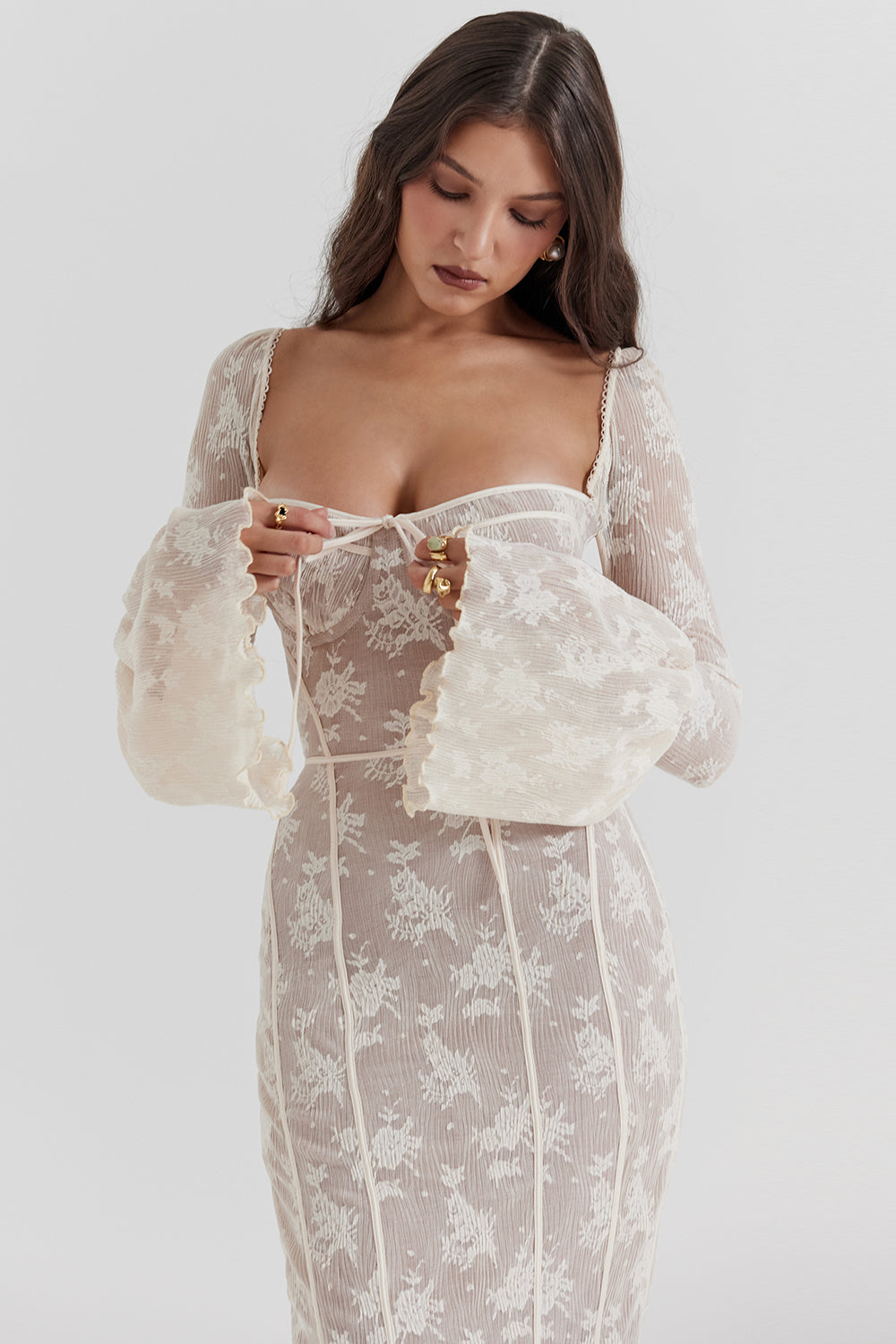 Vestido Longo Lace Nicole