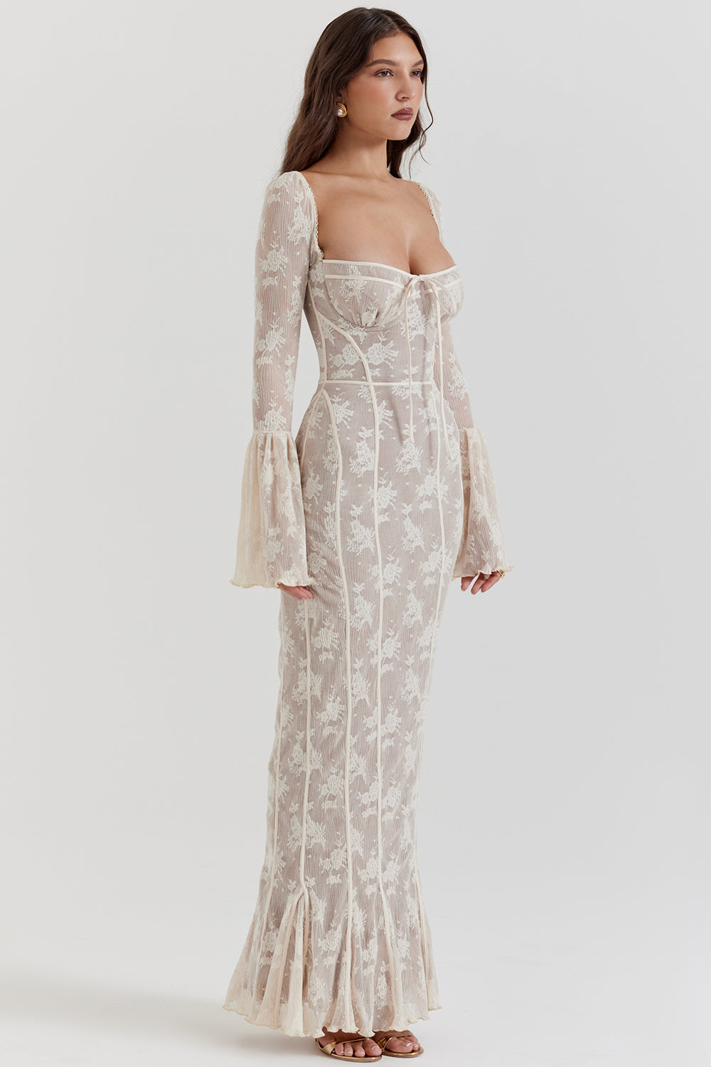 Vestido Longo Lace Nicole