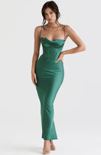 Vestido Longo Cetim Iris