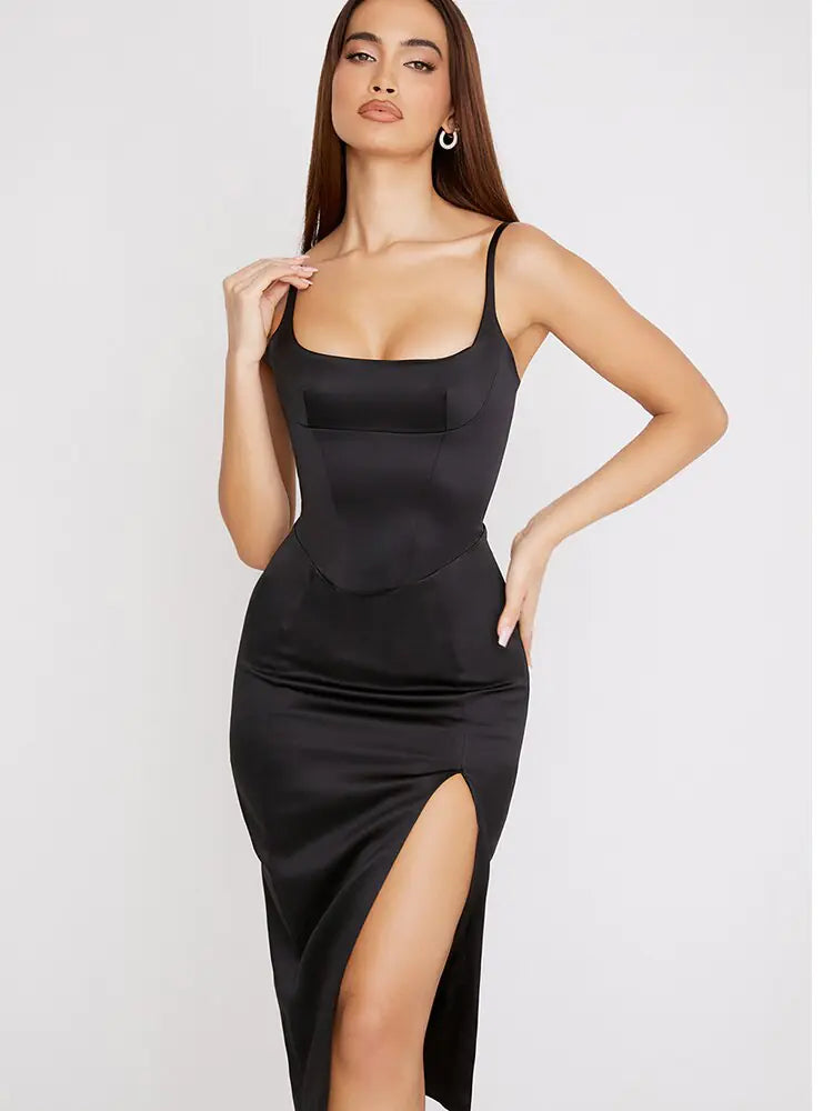 Vestido Médio Sheath Luna