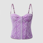 Corset Elegante Renda Jade
