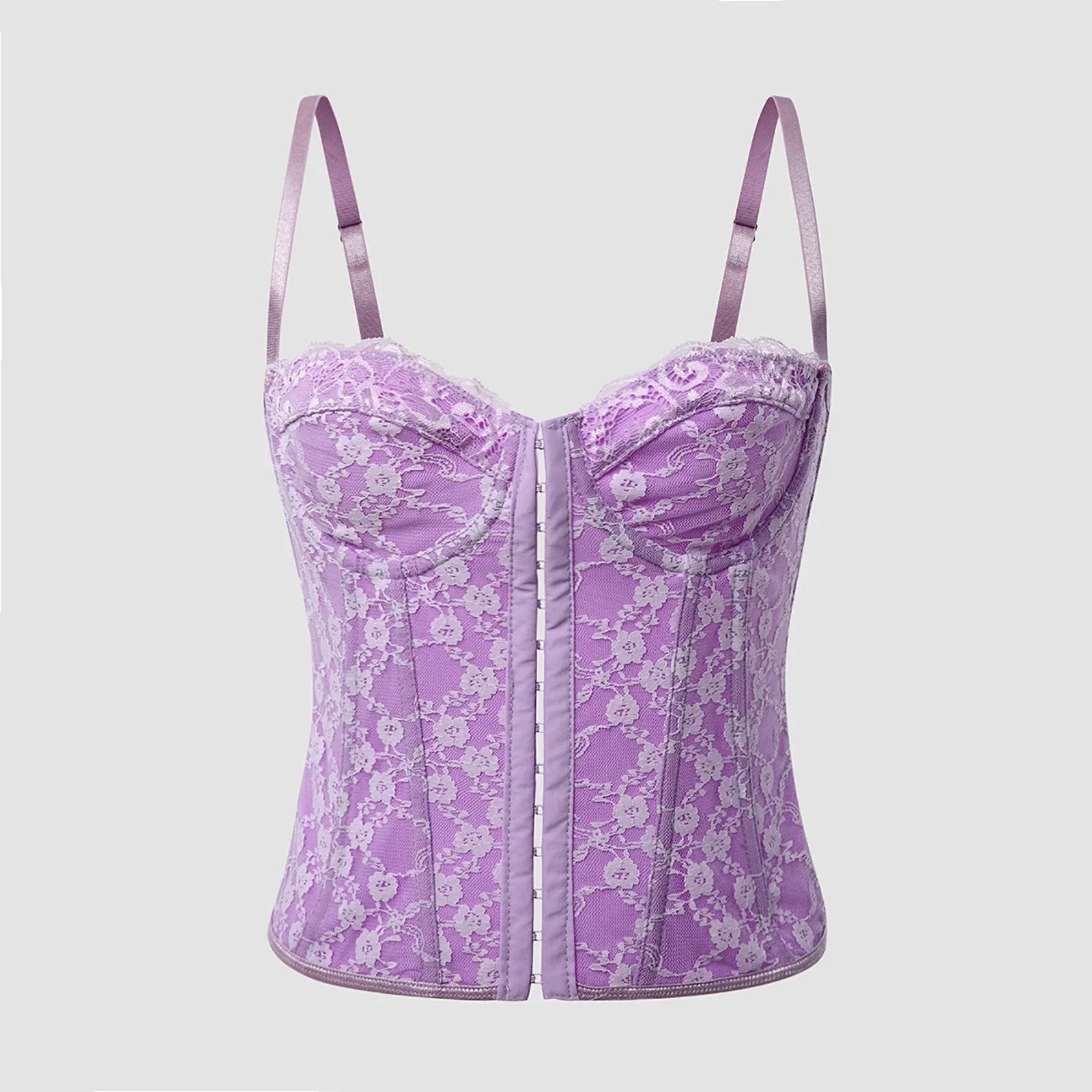 Corset Elegante Renda Jade