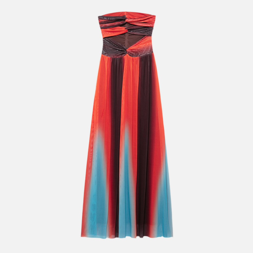 Vestido Elegante Rainbow Sardenha