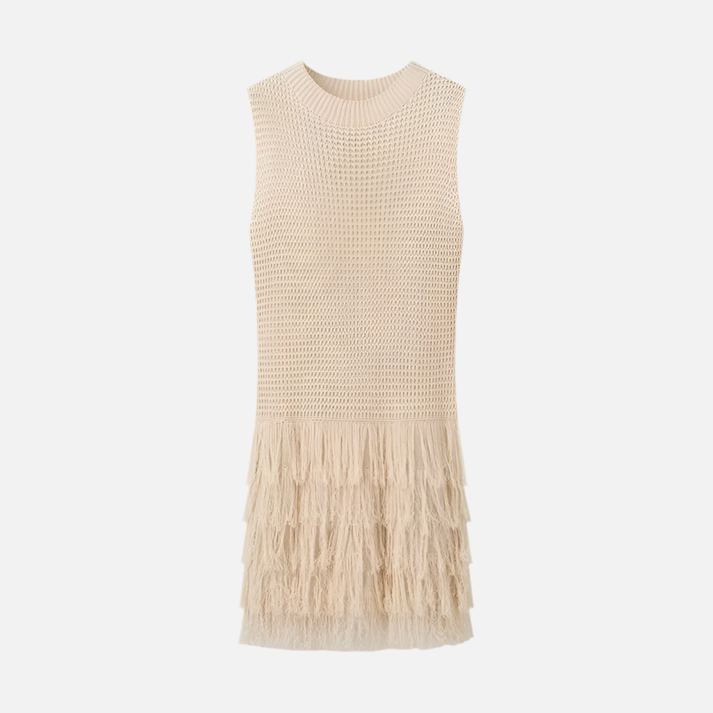 Vestido Elegante Tricô Geribá