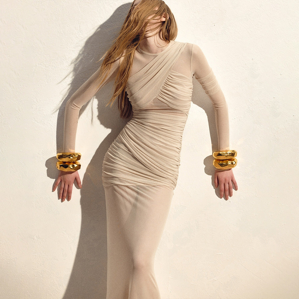 Vestido Elegante Tule Saravá