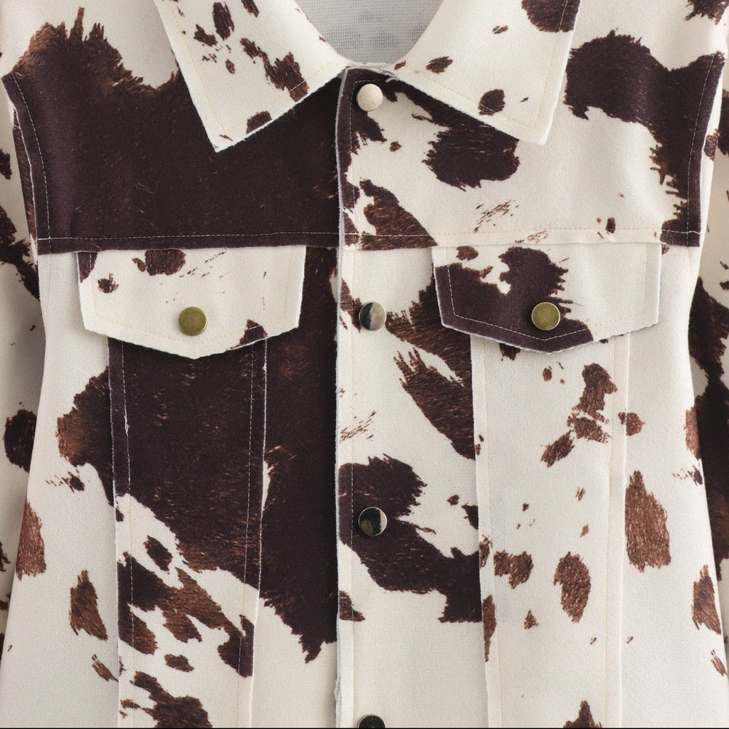 Jaqueta Elegante Cow Print