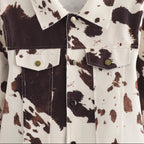 Jaqueta Elegante Cow Print