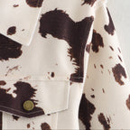 Jaqueta Elegante Cow Print