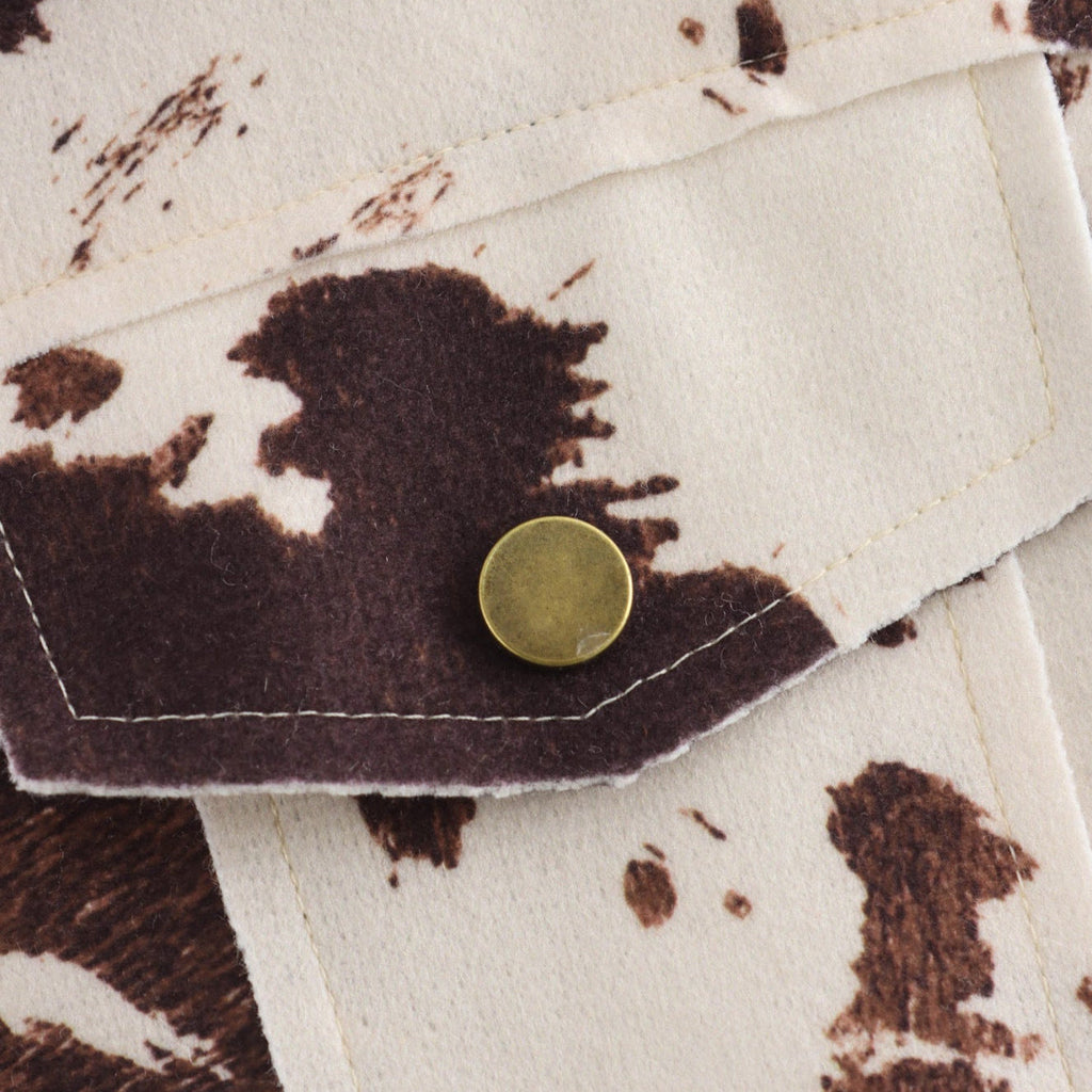 Jaqueta Elegante Cow Print