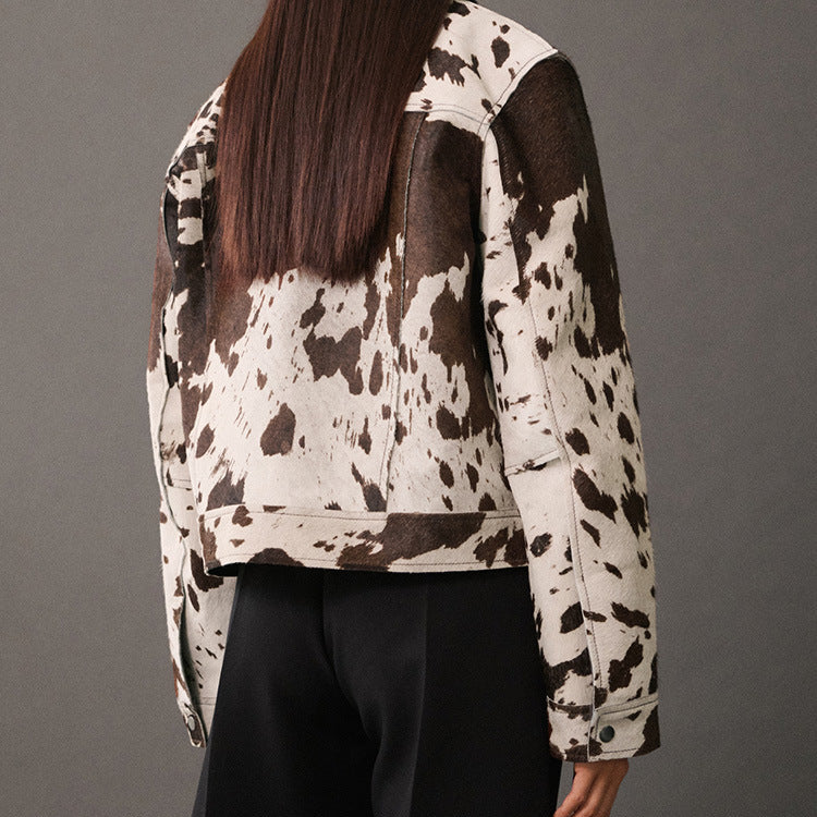 Jaqueta Elegante Cow Print