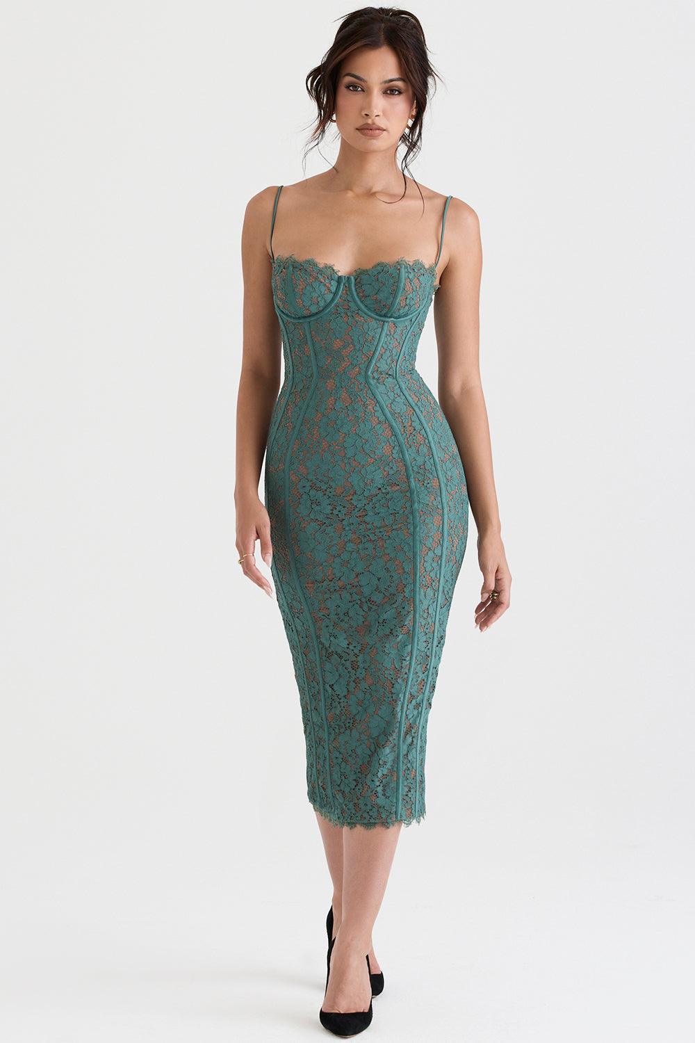 Vestido Midi Lace Teresa