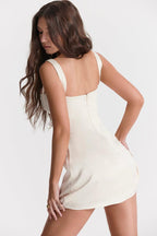 Vestido Médio Cetim Tamara