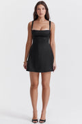 Vestido Médio Cetim Tamara