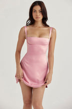 Vestido Médio Cetim Tamara