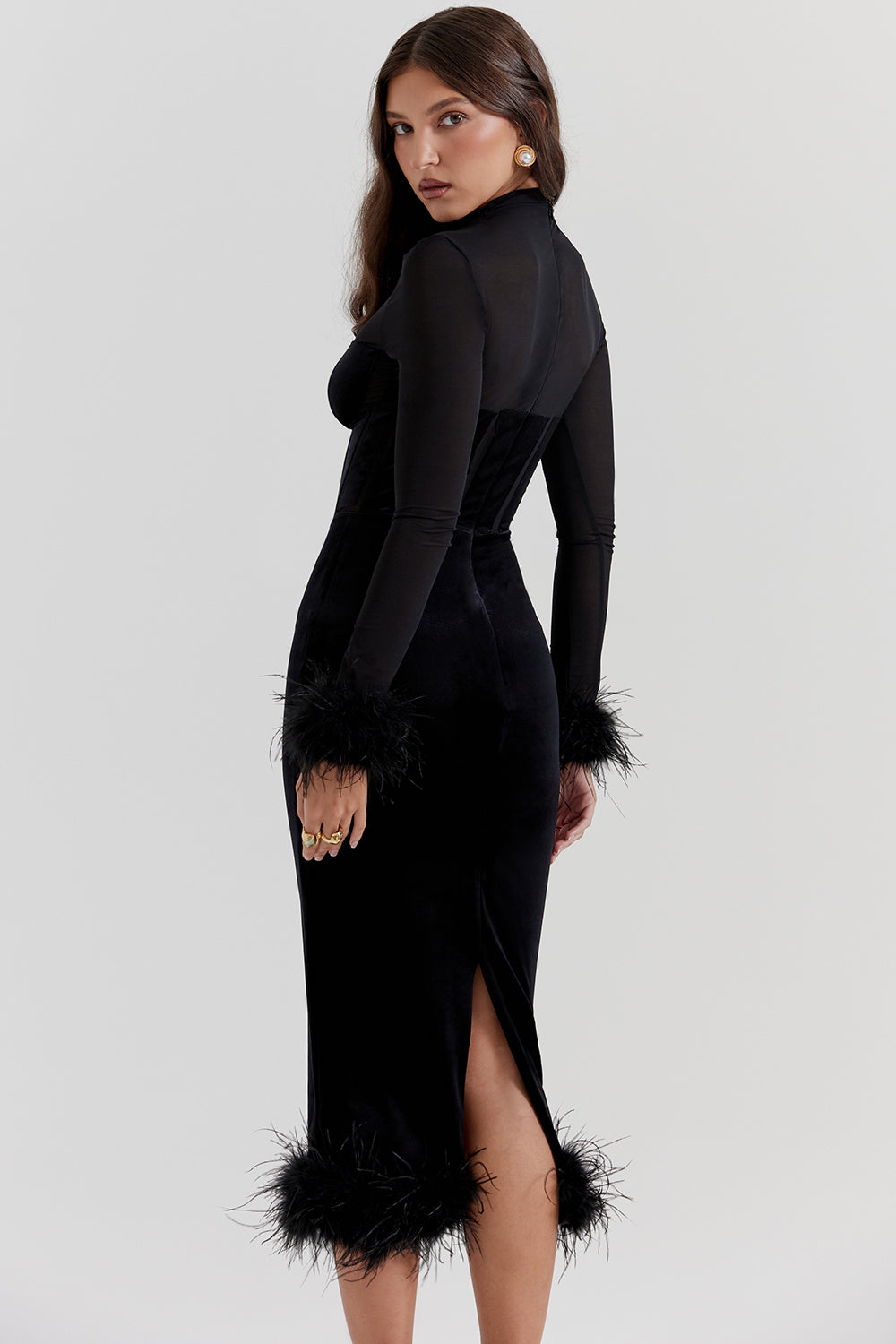 Vestido Médio Vermelho Lavinia