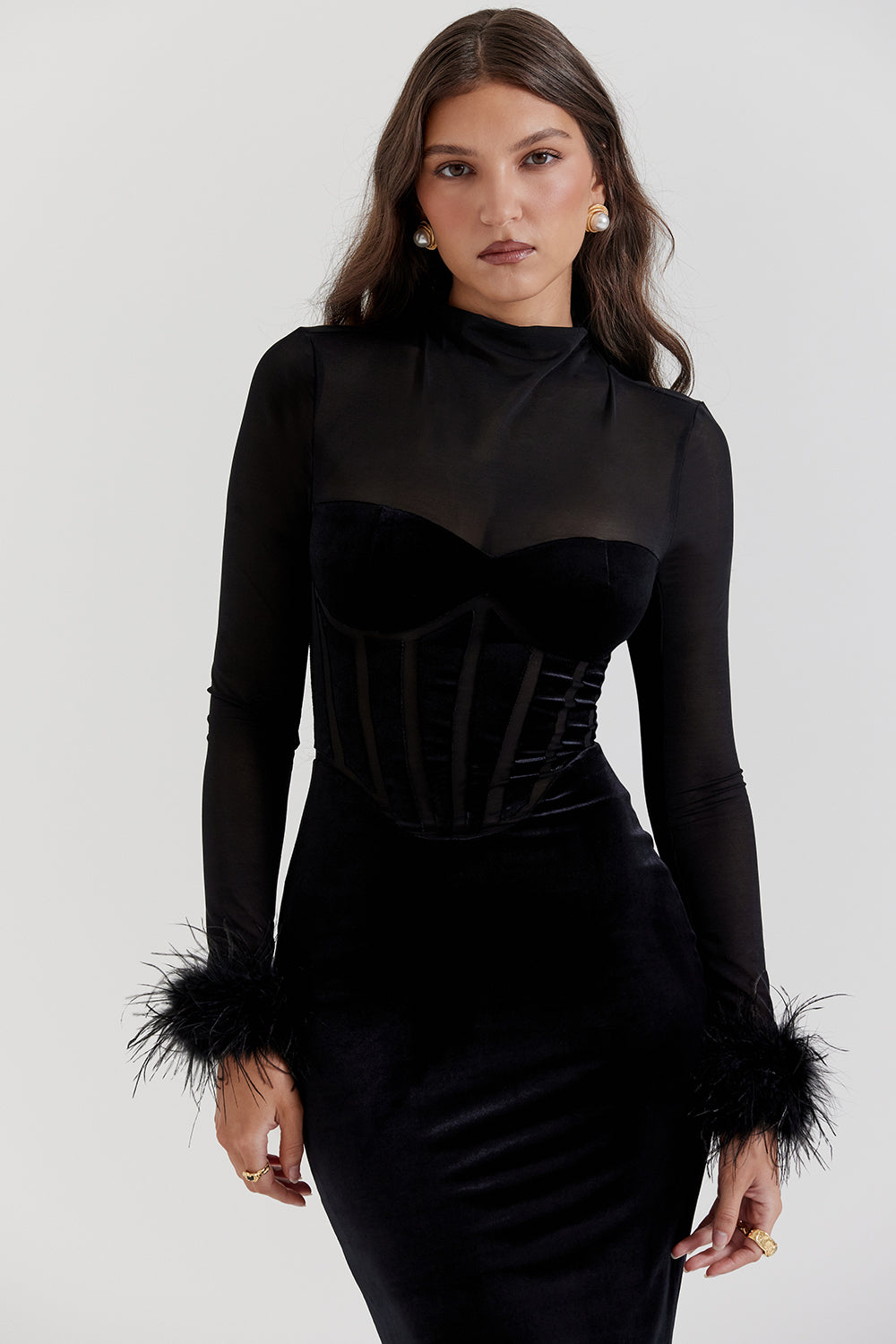 Vestido Médio Vermelho Lavinia