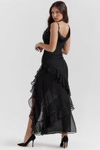 Vestido Longo Alcas Clara