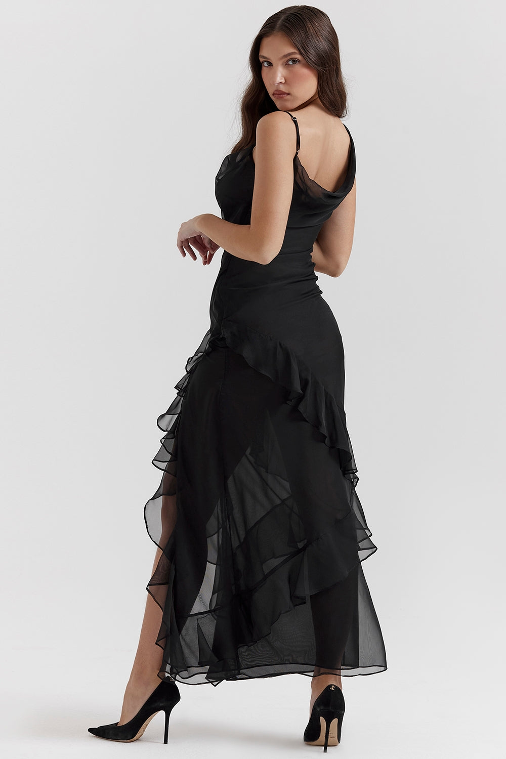 Vestido Longo Alcas Clara