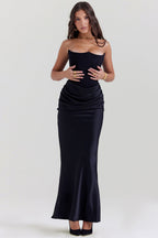 Vestido Longo Cetim Debora