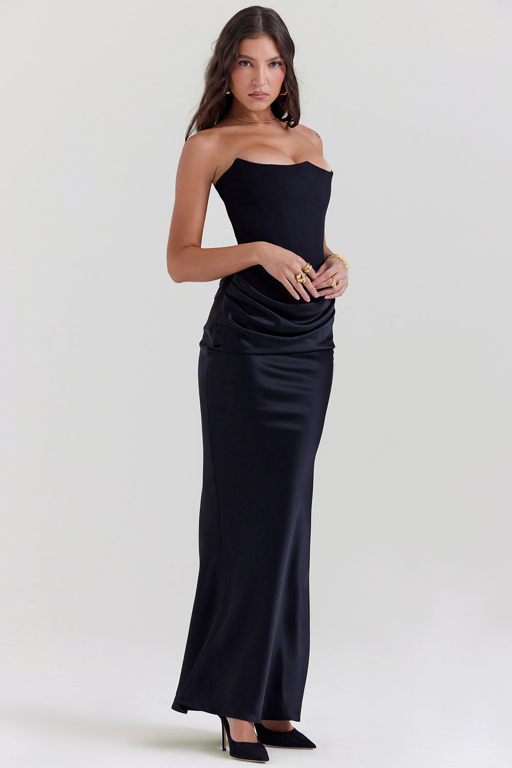 Vestido Longo Cetim Debora