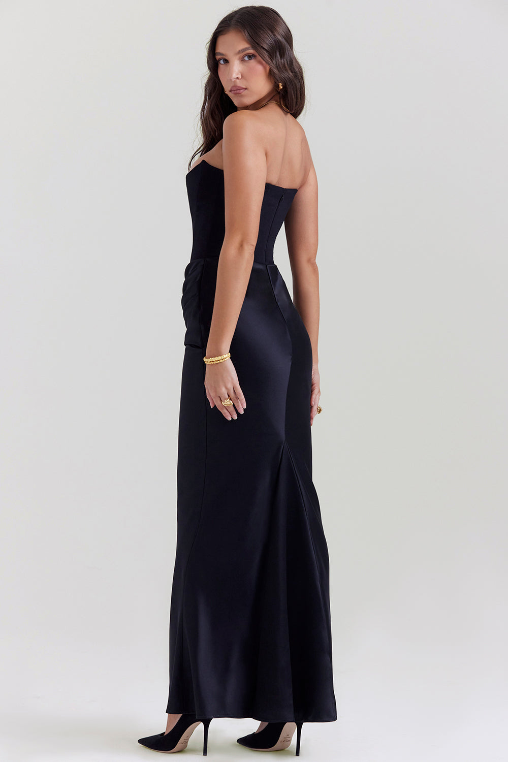 Vestido Longo Cetim Debora