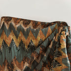 Saia Elegante Estampada Bohemia