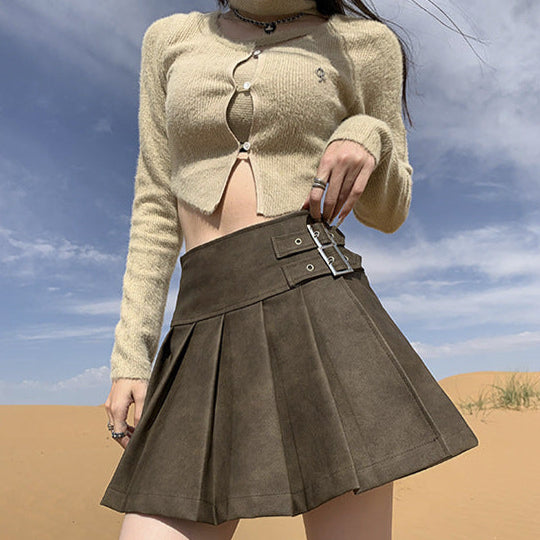 Saia Elegante Plissada Kali
