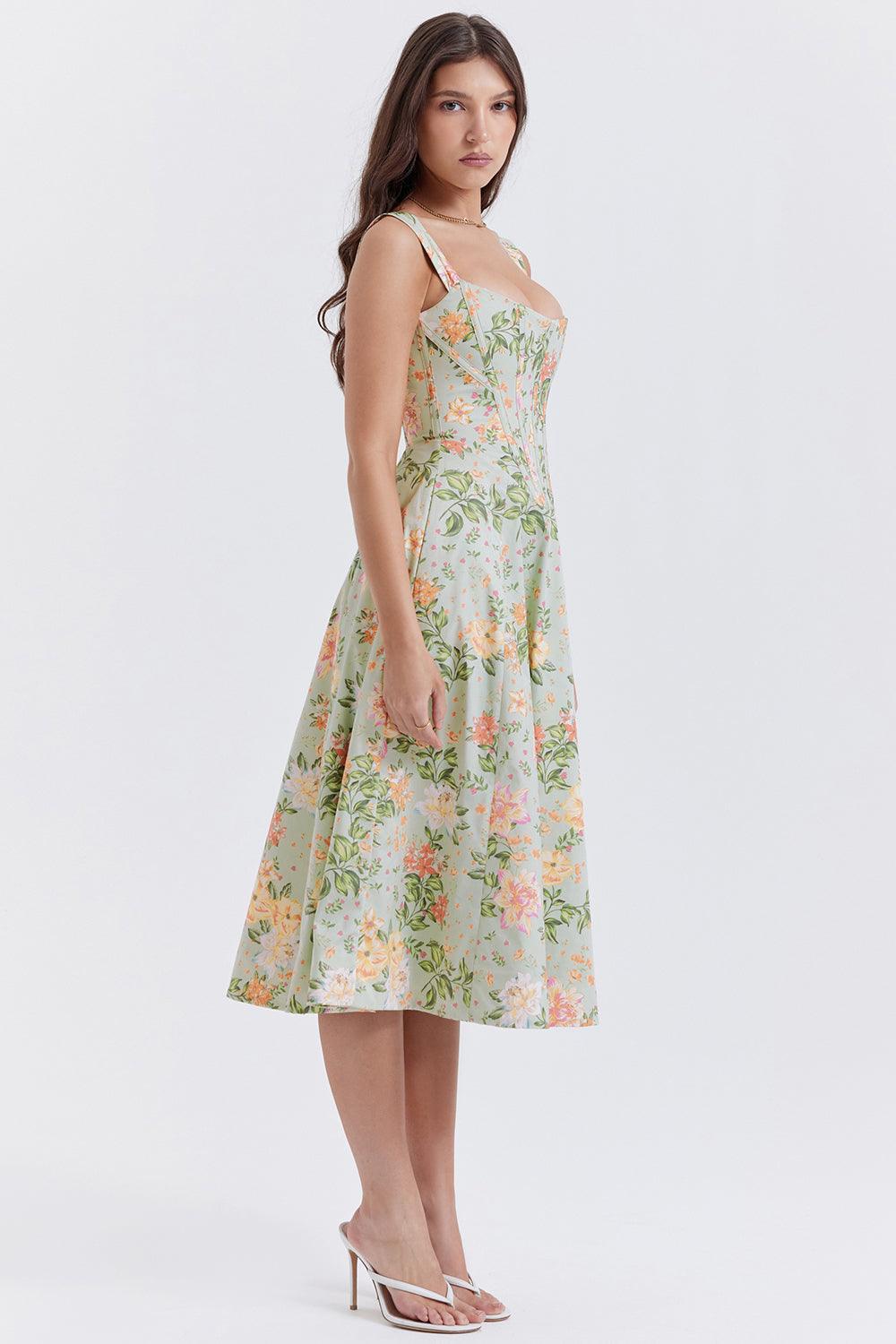 Vestido Médio Alcas Emilia