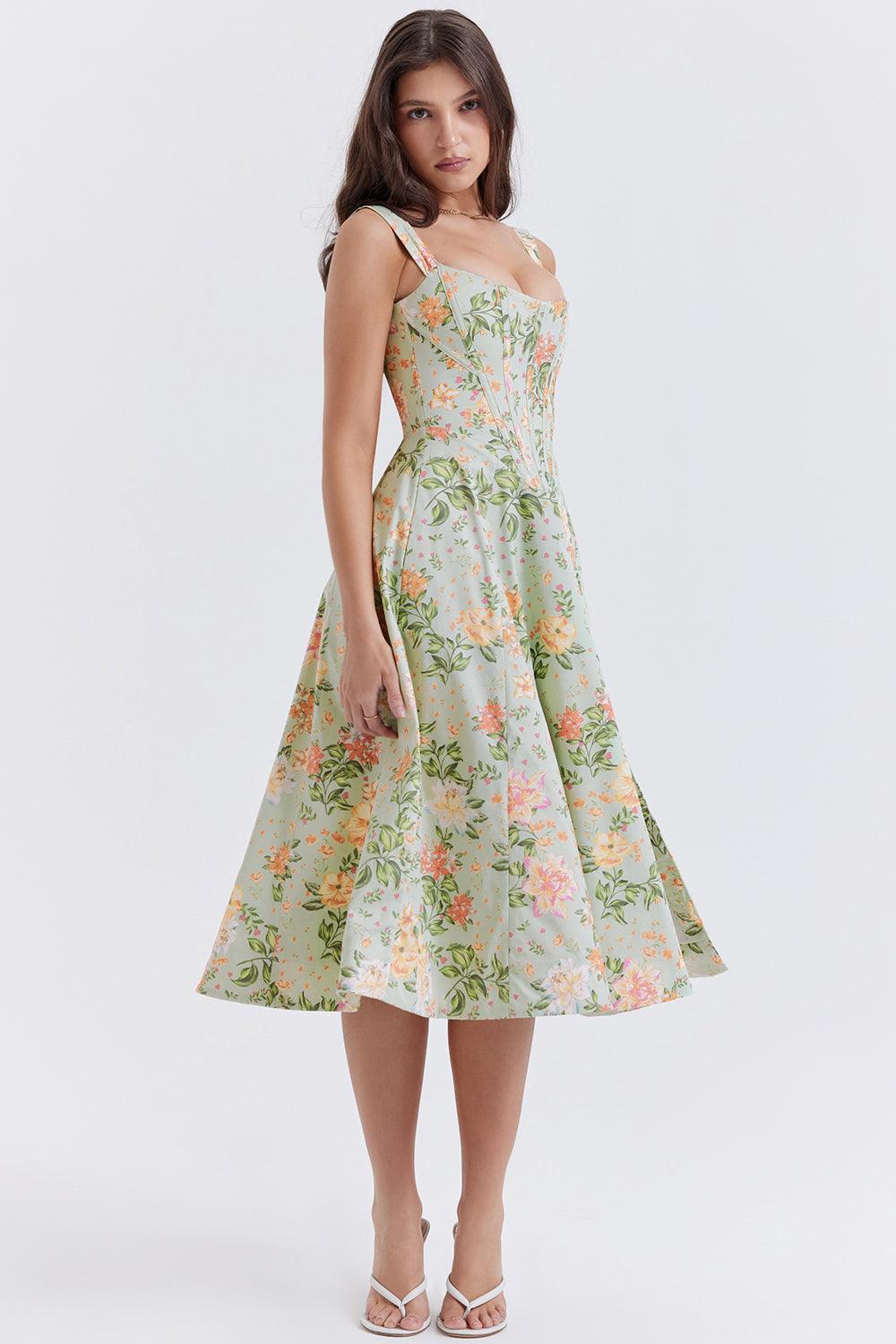 Vestido Médio Alcas Emilia