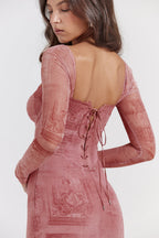 Vestido Médio Lace Amanda