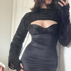 Top Elegante Sobreposição Allie
