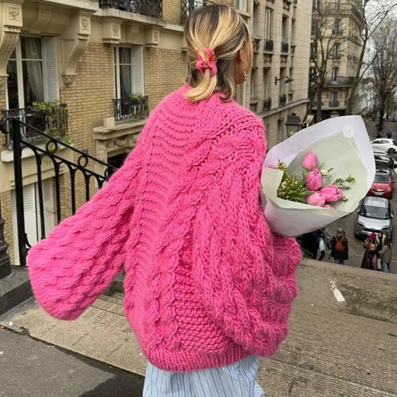 Suéter Elegante Trançado Eulalia