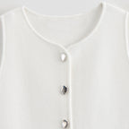 Top Elegante Tricô Lua