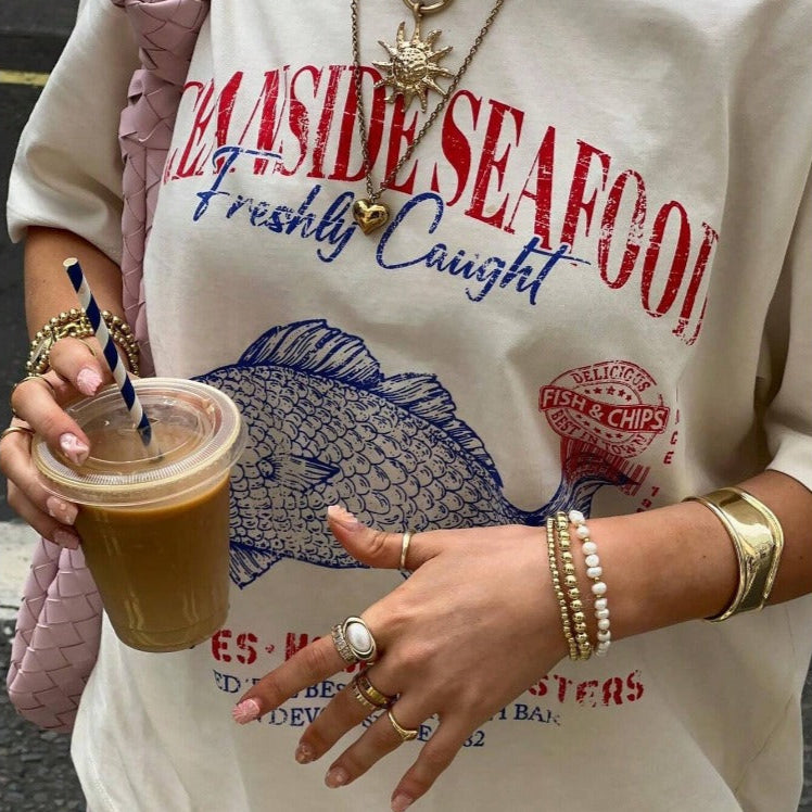 Camisetas Feminina Seaside Charm