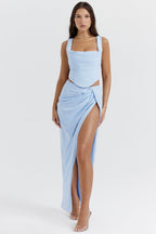 Vestido Longo Cetim Aurora