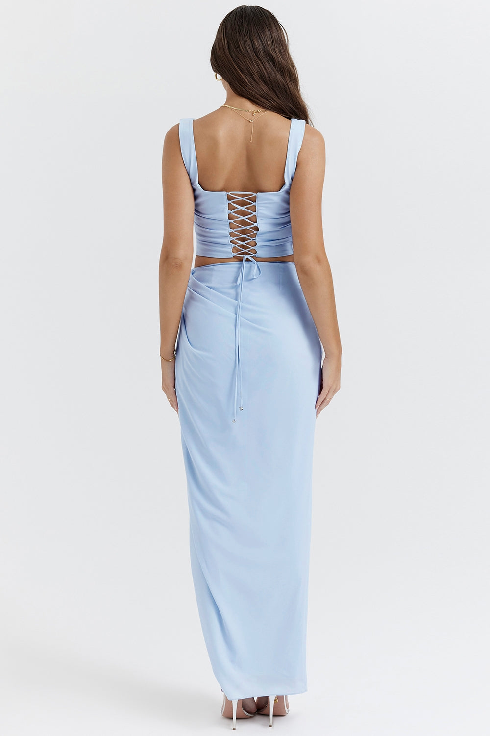 Vestido Longo Cetim Aurora