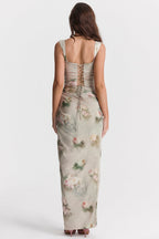 Vestido Longo Cetim Aurora