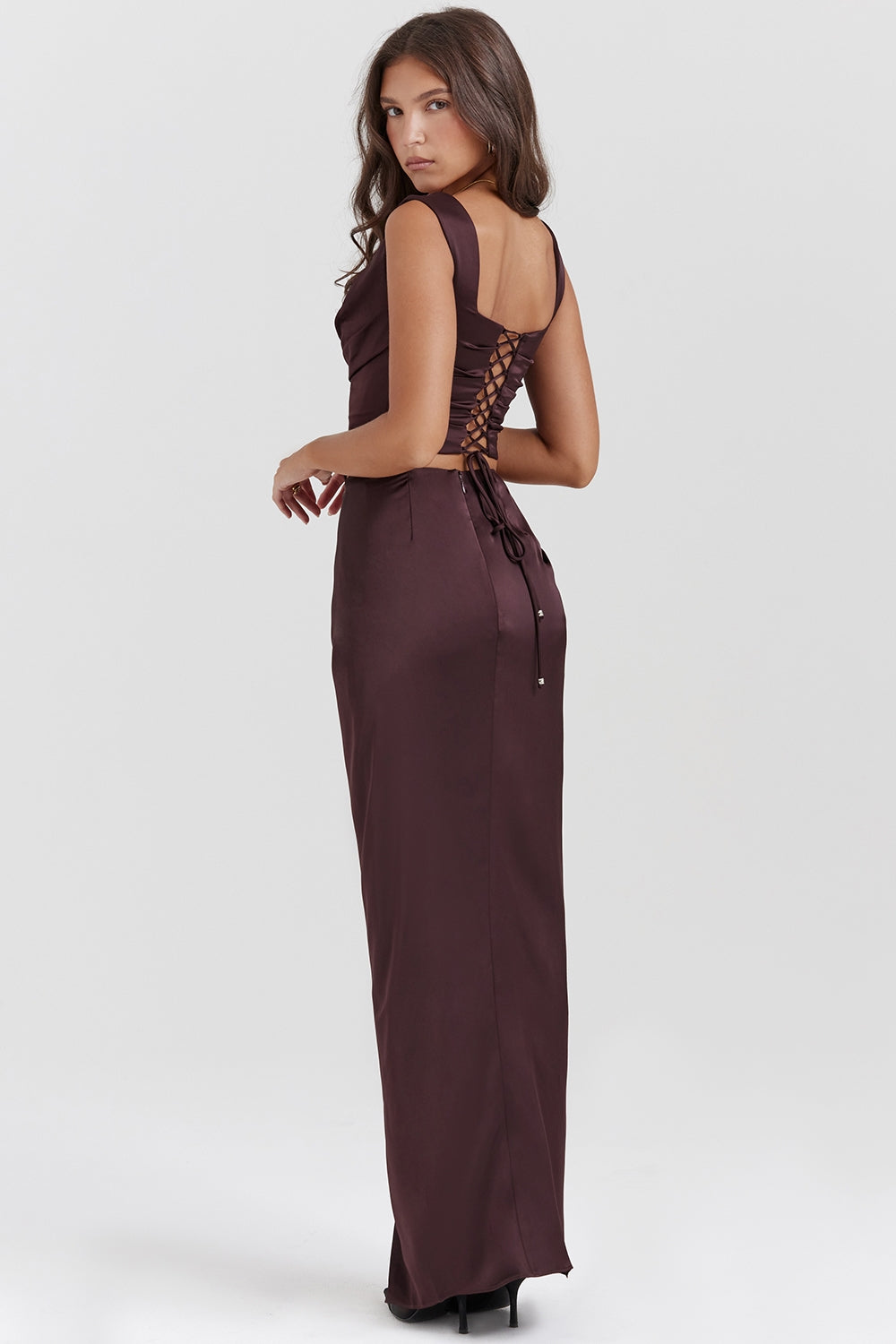 Vestido Longo Cetim Aurora