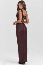 Vestido Longo Cetim Aurora