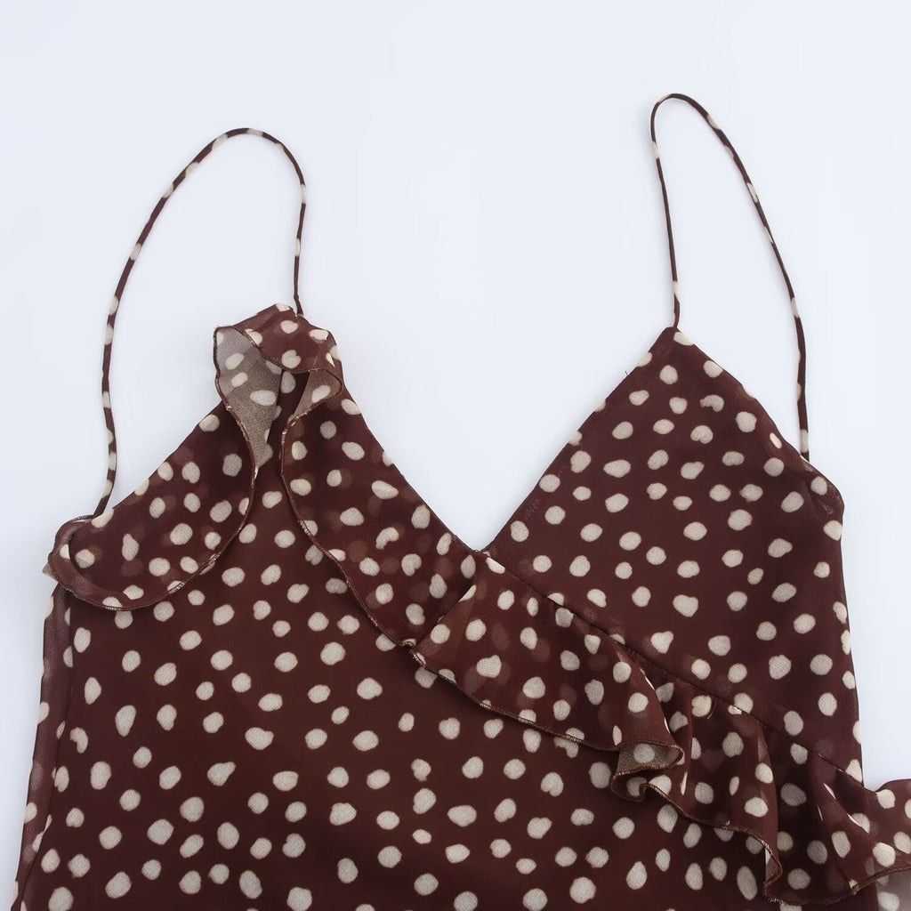 Vestido Elegante Bolinha Asha