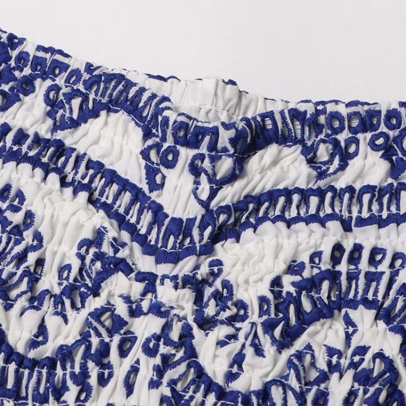 Vestido Elegante Blue Waves
